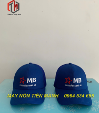 NÓN KẾT THÊU LOGO MB BANK