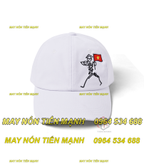 Mũ Lưỡi Trai Thêu Ký Họa Việt Nam