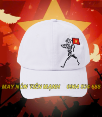 Mũ Lưỡi Trai Thêu Ký Họa Việt Nam