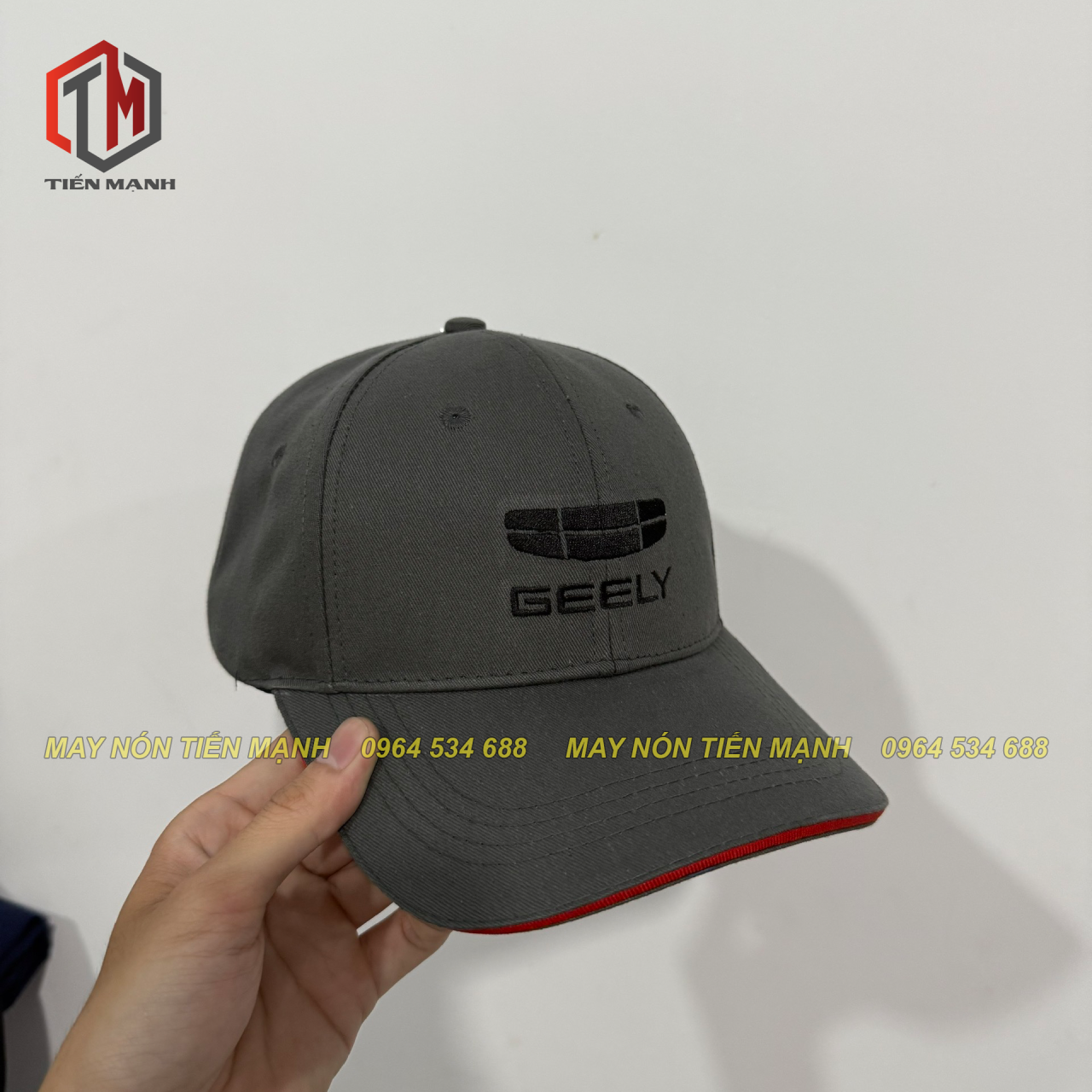 Nón Kết Thêu Logo Geely